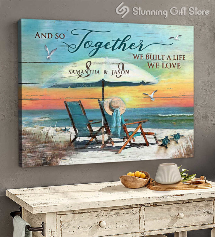 Valentine's Day Gift | Personalized Canvas And So Together We Built A ...