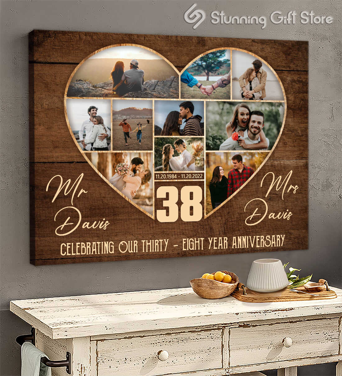 38 wedding anniversary present | Beachweddingtips.com