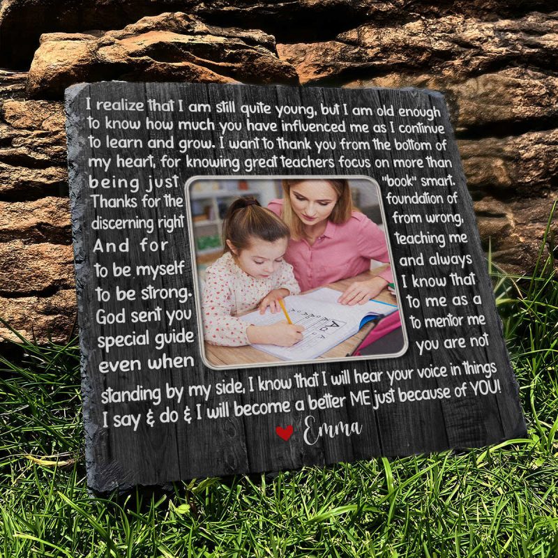 Personalized Teacher Appreciation Heart Acrylic Plaque, End Of Year ...