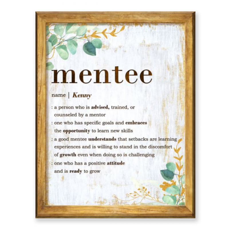 Personalized Mentee Gift, PRINTABLE Thank You Gift for Mentee, Gift from Mentor to Mentee, Mentee Gift for Women