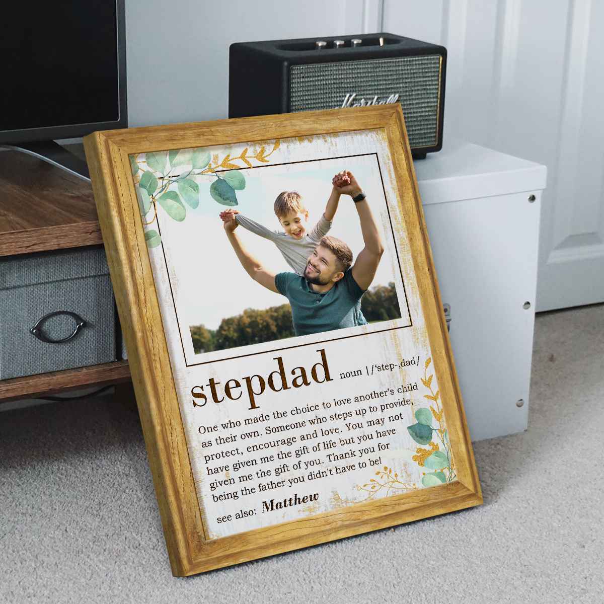 Stepdad Gifts Generic Personalized To My Step Father Stepped Up Dad ...