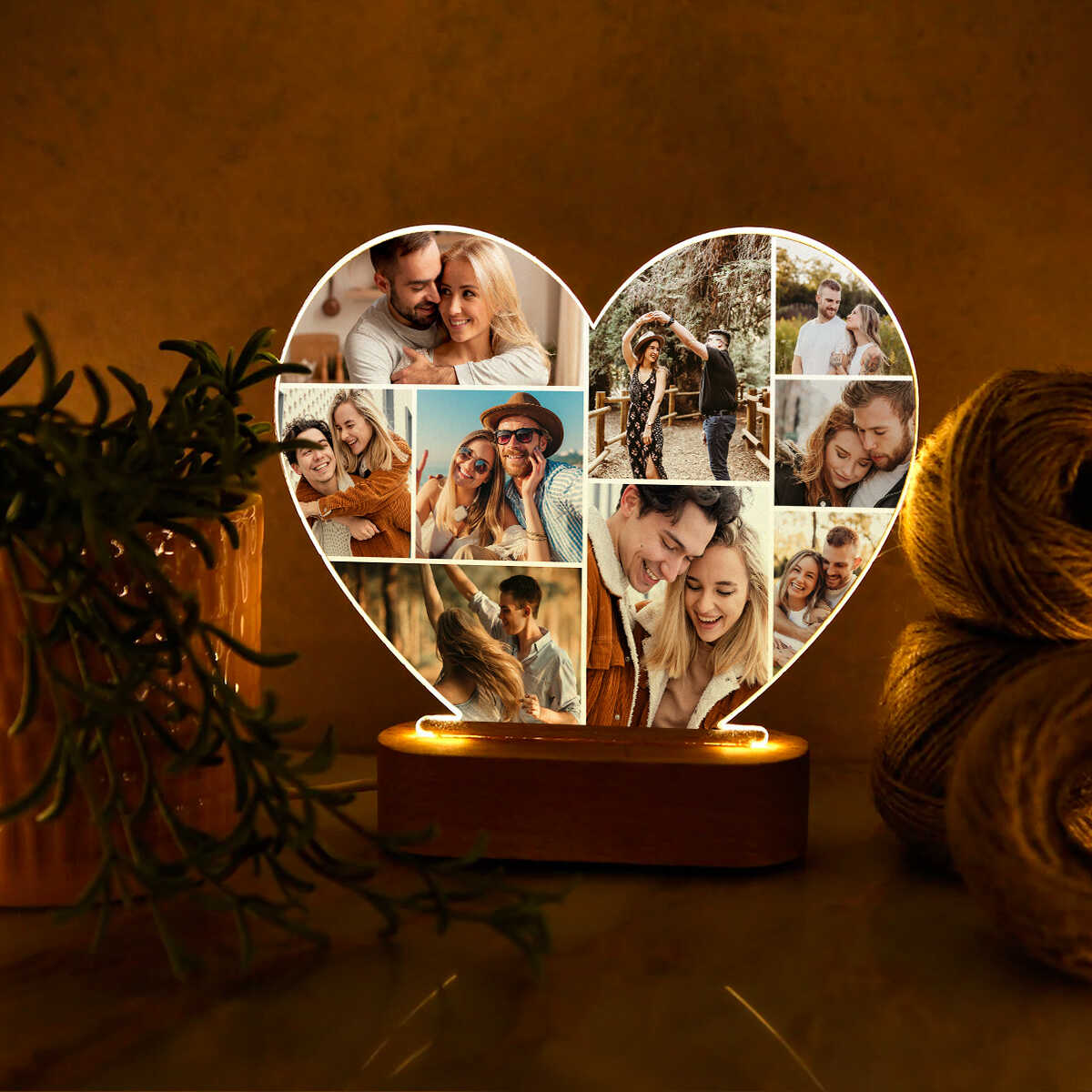 Custom Photo Outline Gifts Choose Options Couple Photo Outline Portrait - Personalized ...