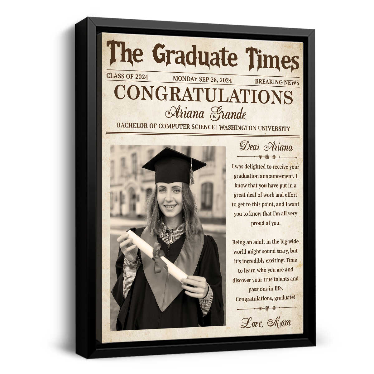 Graduation Newspaper Gifts 