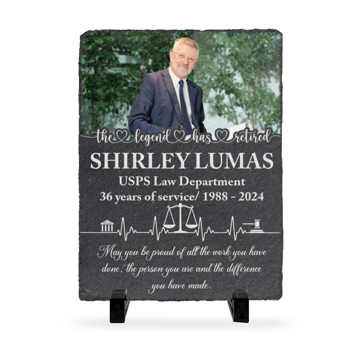 Personalized Lawyer Retirement Gift, Attorney Retirement Gift, Retirement Gift for Law Firm Partner, Lawyer Retirement Keepsake Stunning Gift Store