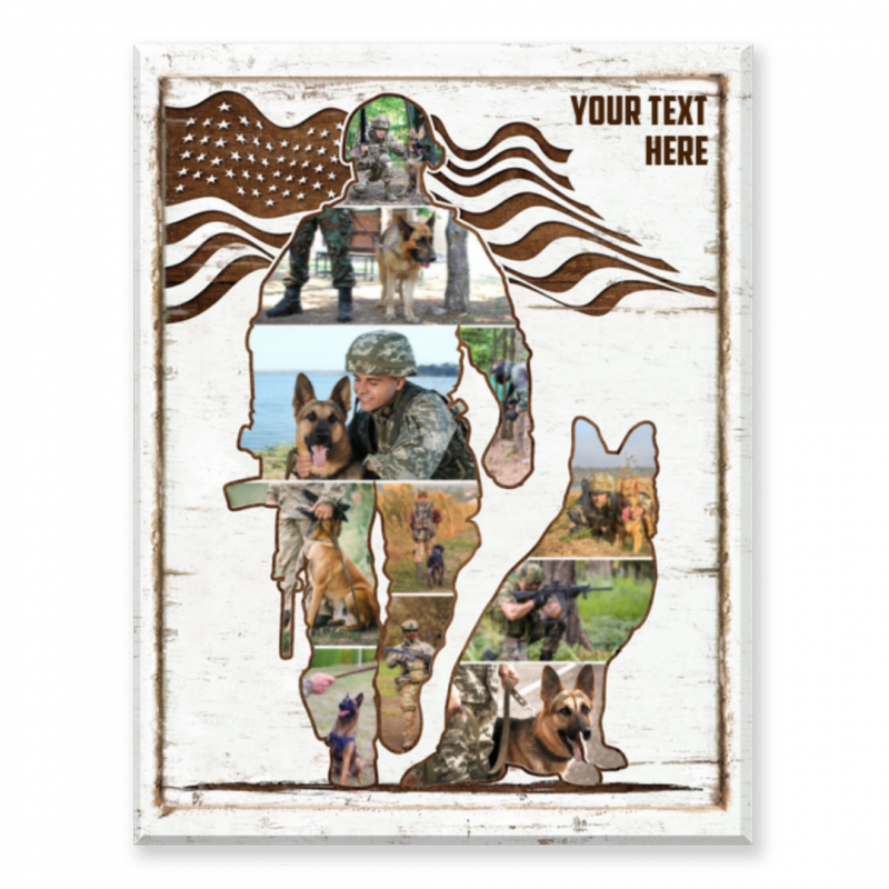 Personalized Army Gift, Military Dogs Gift, Gift To Army Son, Veteran Gift, Military Gift