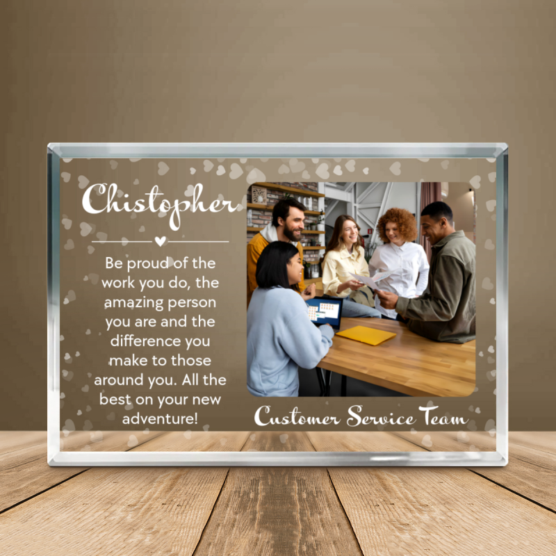 Leaving Gift, Thank You Gift, Be Proud of the Work You Do, New Job Gift, Coworker Gift, Employee Gift, Christmas Gift, Secret Santa, Acrylic Block