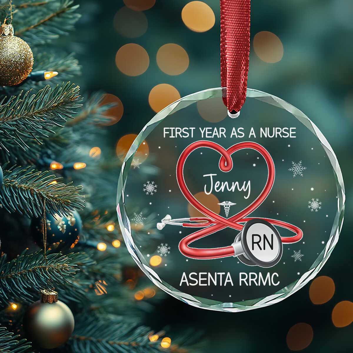 Christmas Tree Rnp Nurse Christmas Stethoscope Christmas Tree For Doctors And Nurses