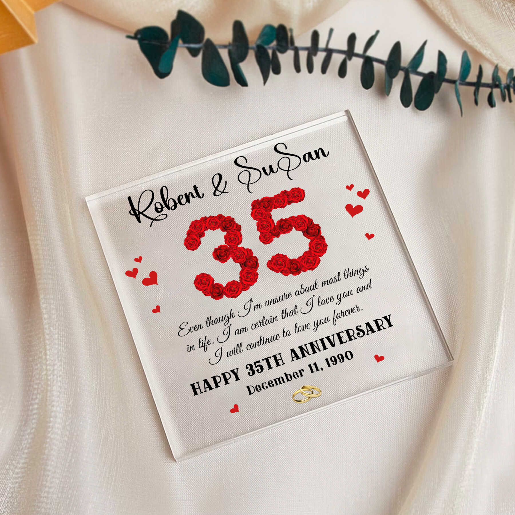 35th Wedding Anniversary Gift Ideas, 35th Anniversary Gifts For 
