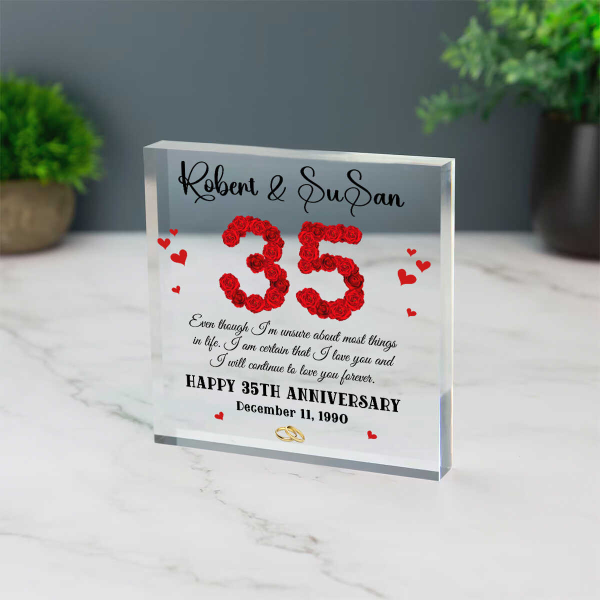 35th Wedding Anniversary Gift Ideas, 35th Anniversary Gifts For 