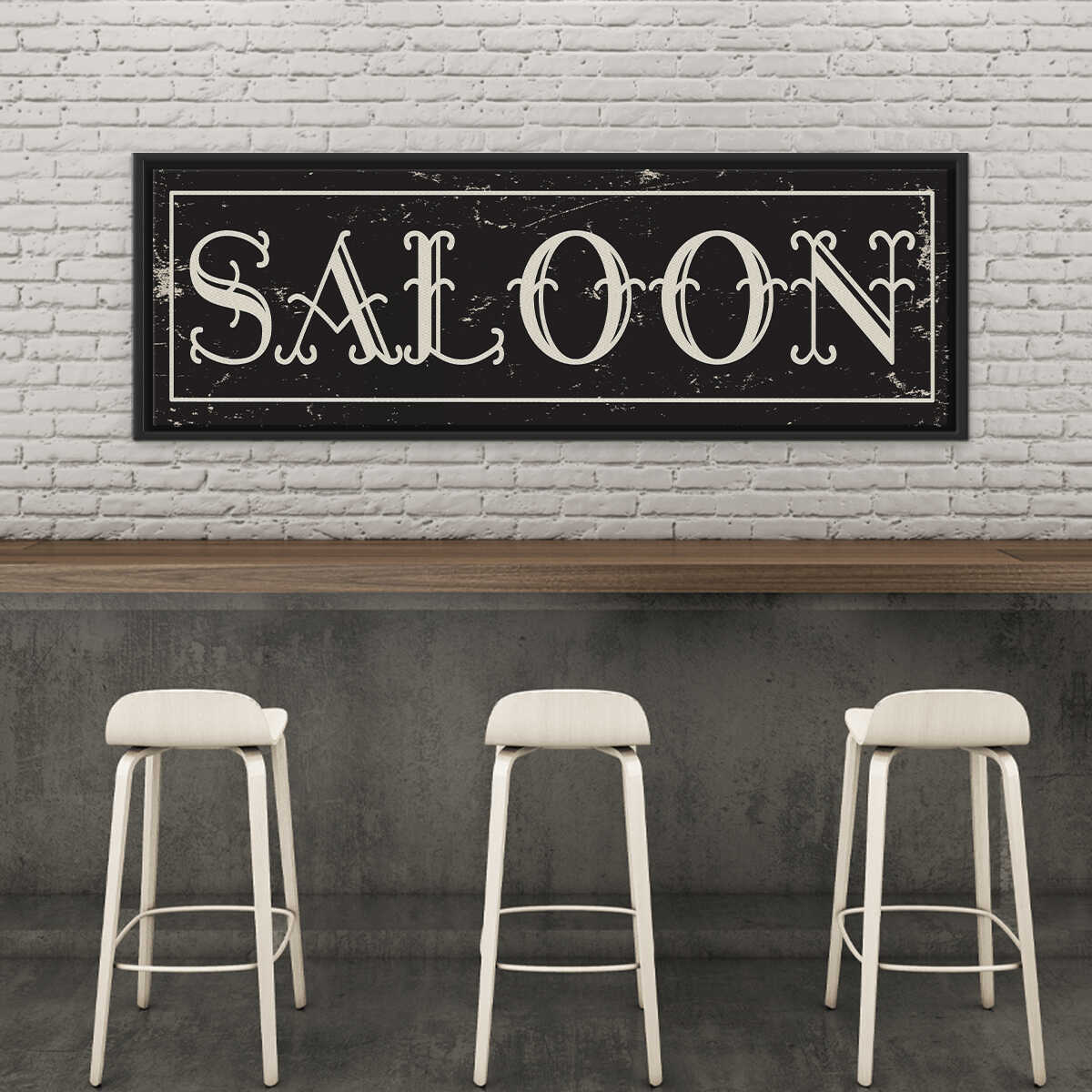 Old Saloon Sign