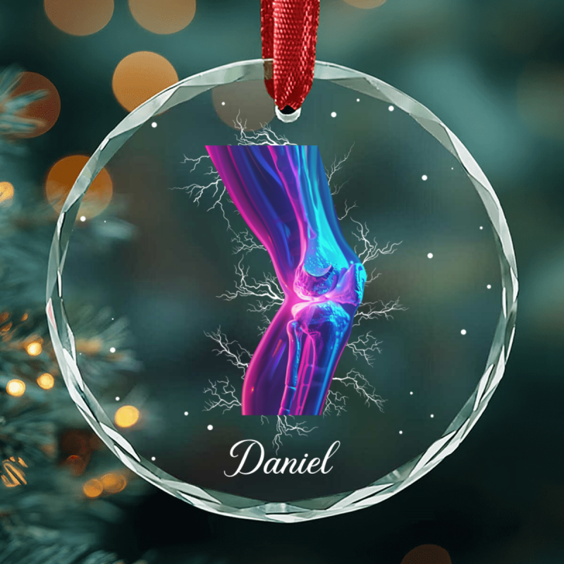 Personalized Rheumatologist Glass Ornament, Rheumatology Anatomy Gift, Joint Specialist Ornament, Gifts For Rheumatology Doctors, Anatomy Joint Ornament, Rheumatology Nurse Gift