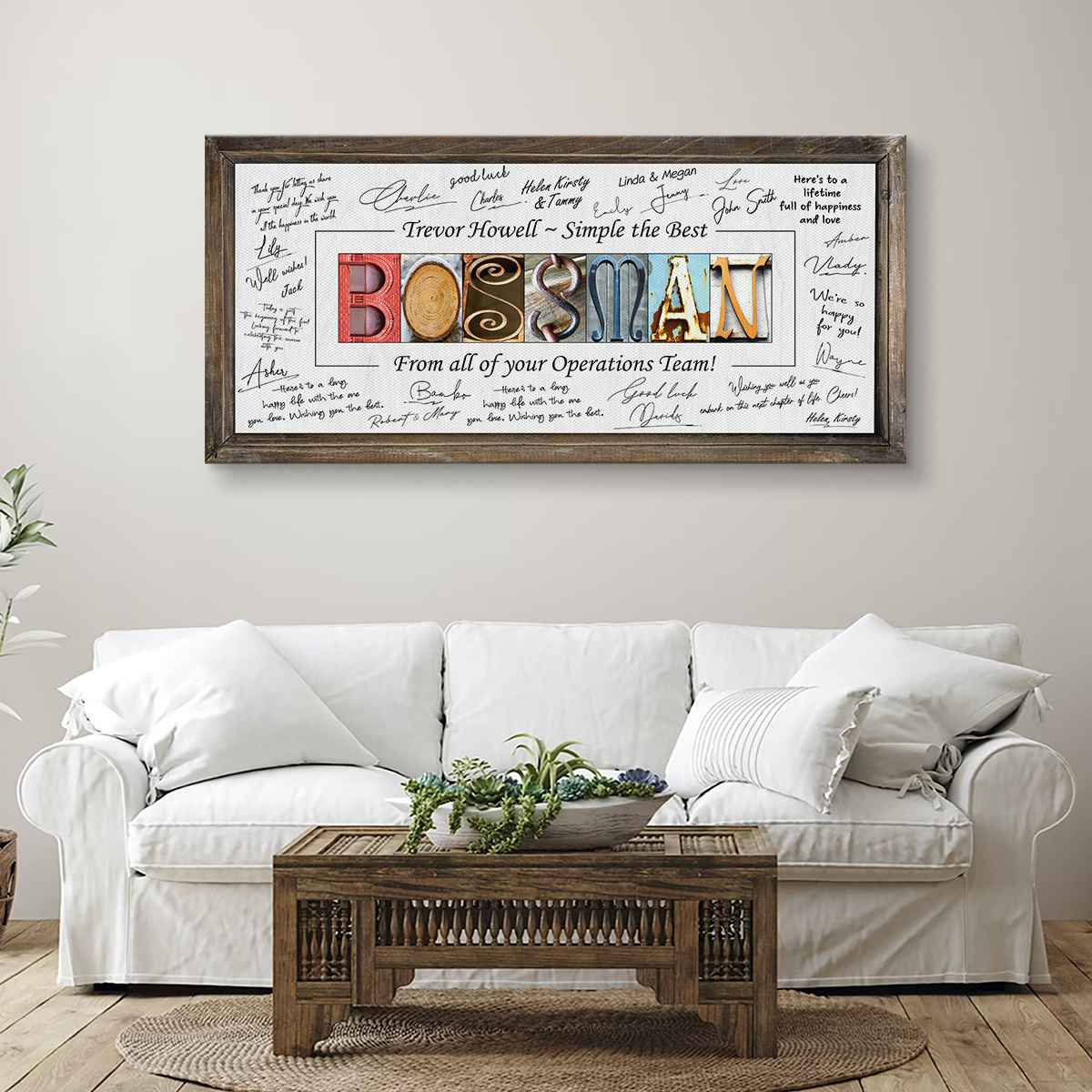 Boss Man Sign