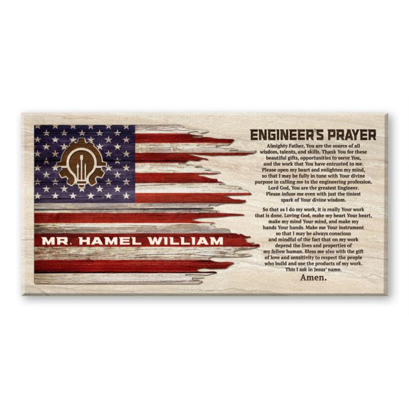 Engineer Prayer Wall Art, Inspirational Engineering Quote Sign, Engineer Wall Decor, Gift For Engineers, Engineer Appreciation Gifts