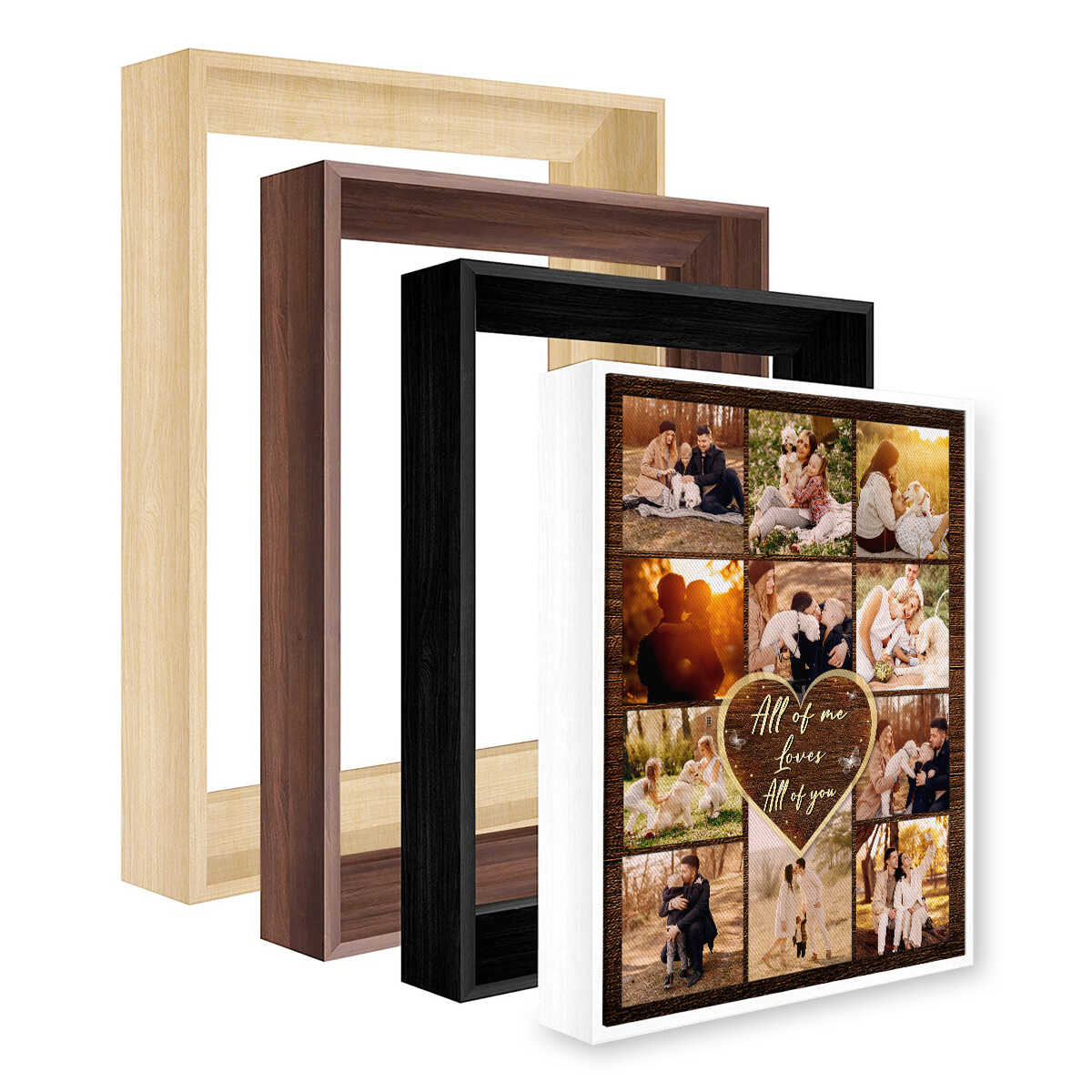 Customized Photo Collage Canvas Customized with Pictures On It, Family Gift, Anniversary Gift, Couple Gift, Personalized Photo Collage Canvas 1 Custom Photo Collage Canvas Customized with Pictures On It, Family Gift, Anniversary Gift, Couple Gift, Personalized Photo Collage Canvas