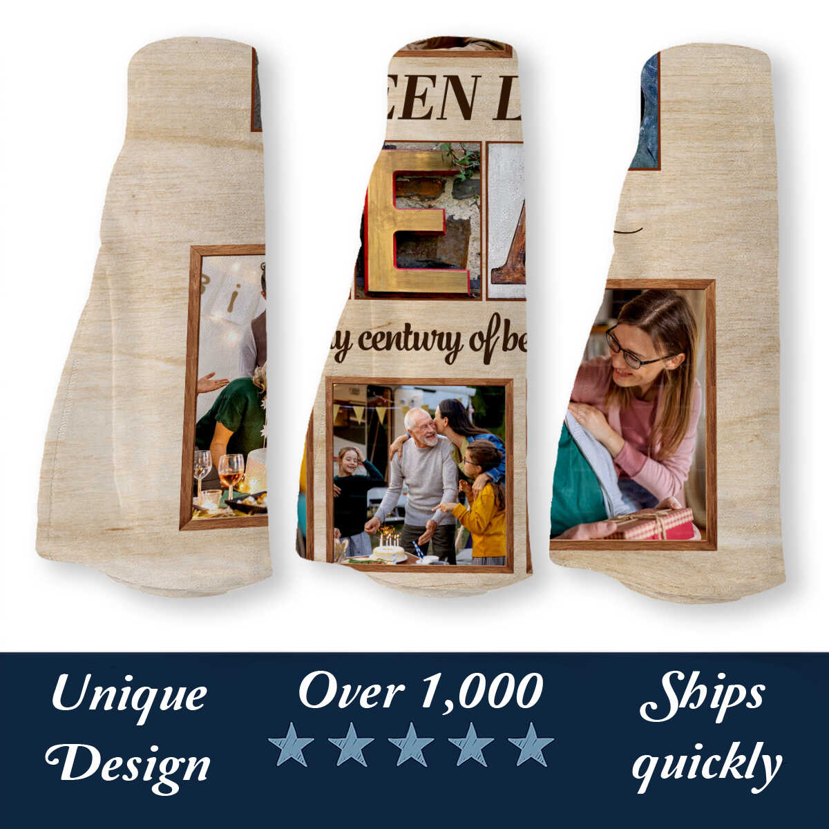 99 Years Birthday Blanket, Custom 99th Birthday Photo Collage, 99 Years Loved Blanket, Unique 99 Years Old Gift Idea 1 99 Years Birthday Blanket, Custom 99th Birthday Photo Collage, 99 Years Loved Blanket, Unique 99 Years Old Gift Idea
