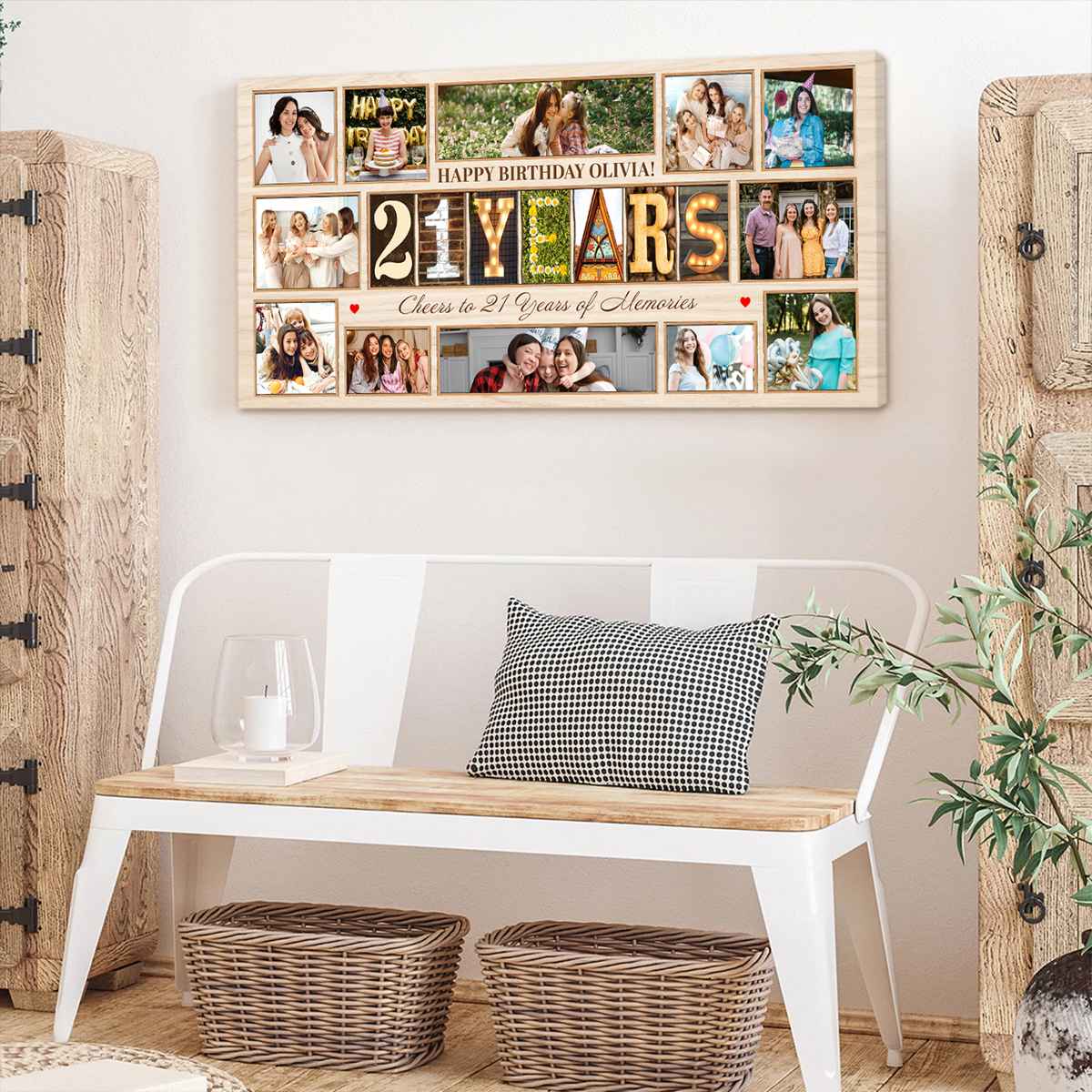 21st Birthday Gift for Her, Custom 21st Birthday Photo Collage Canvas, 21 Years of Memories Picture Sign, Daughter 21st Birthday 1 21st Birthday Gift for Her, Custom 21st Birthday Photo Collage Canvas, 21 Years of Memories Picture Sign, Daughter 21st Birthday