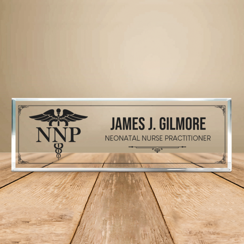 Custom Neonatal Nurse Practitioner Desk Name, NNP Graduation Gift, Gift For Nurse, NNP Gift Ideas For Daughter