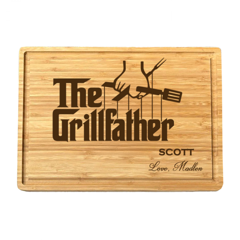 Gifts for DAD Personalized Cutting Board, Fathers Day Gift, Grillmaster Gifts, Butcher Block, Chopping Block, Barbeque Gifts, Gifts for HIM
