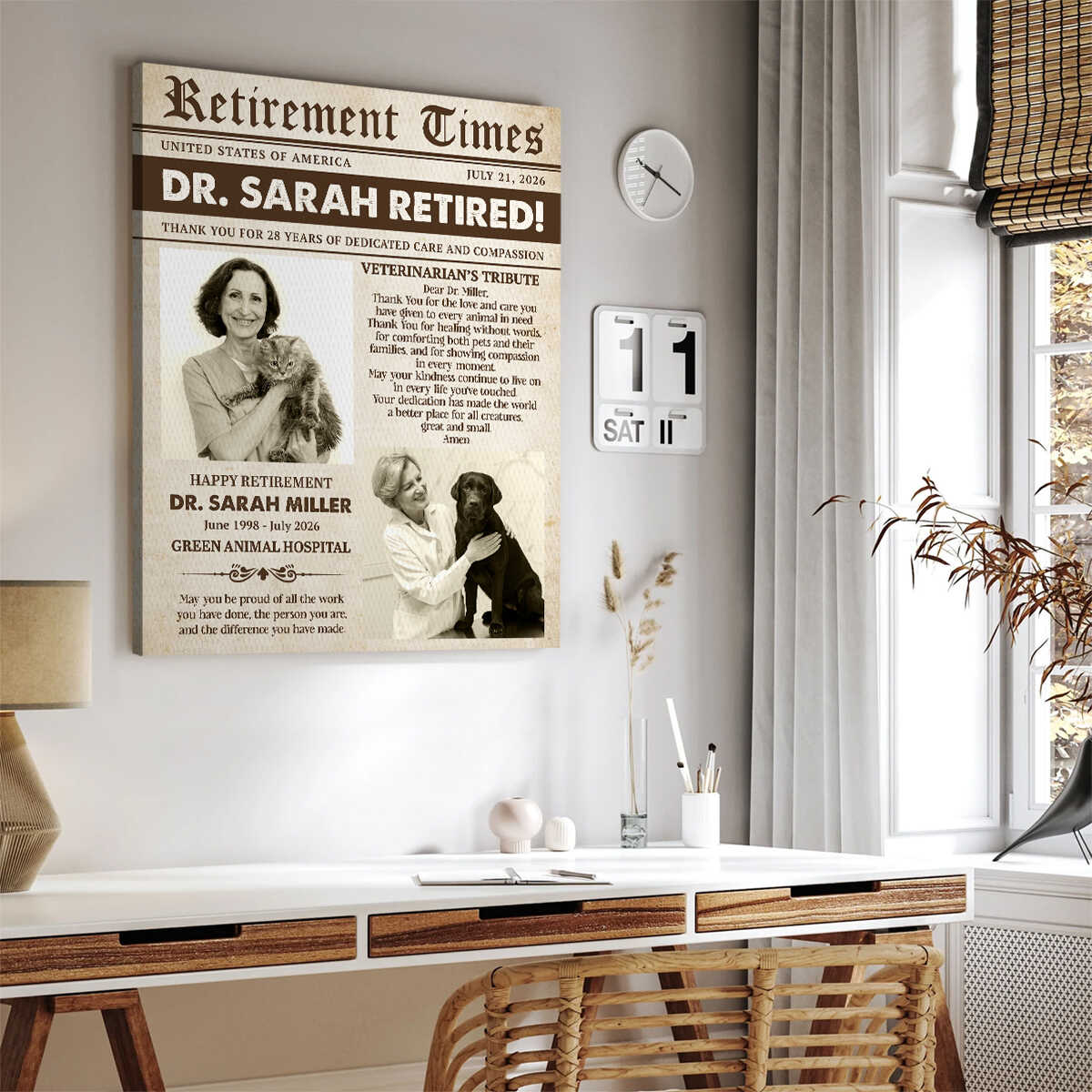 Veterinarian Gift Personalized Newspaper Canvas, Veterinarian Gift For Dad, Veterinarian Gift For Coworker Vet Clinic, Veterinarian Gift For Mom 1 Veterinarian Gift Personalized Newspaper Canvas, Veterinarian Gift For Dad, Veterinarian Gift For Coworker Vet Clinic, Veterinarian Gift For Mom