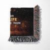To My Daughter Softball Blanket – Daughter Gift from Mom, Inspirational Baseball Woven Throw Stunning Gift Store
