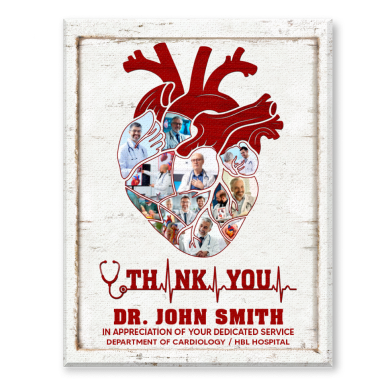 Cardiologist Thank You Gift, Personalized Heart Doctor Retirement Present, Cardiology Doctor Promotion Gift, Medical Student Graduation