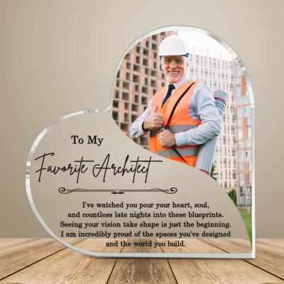 Custom Future Architect Gift, To My Favorite Architect Photo Gift, Personalized Architecture Graduation Present, Gift for Architect, Architecture Student Milestone Gift