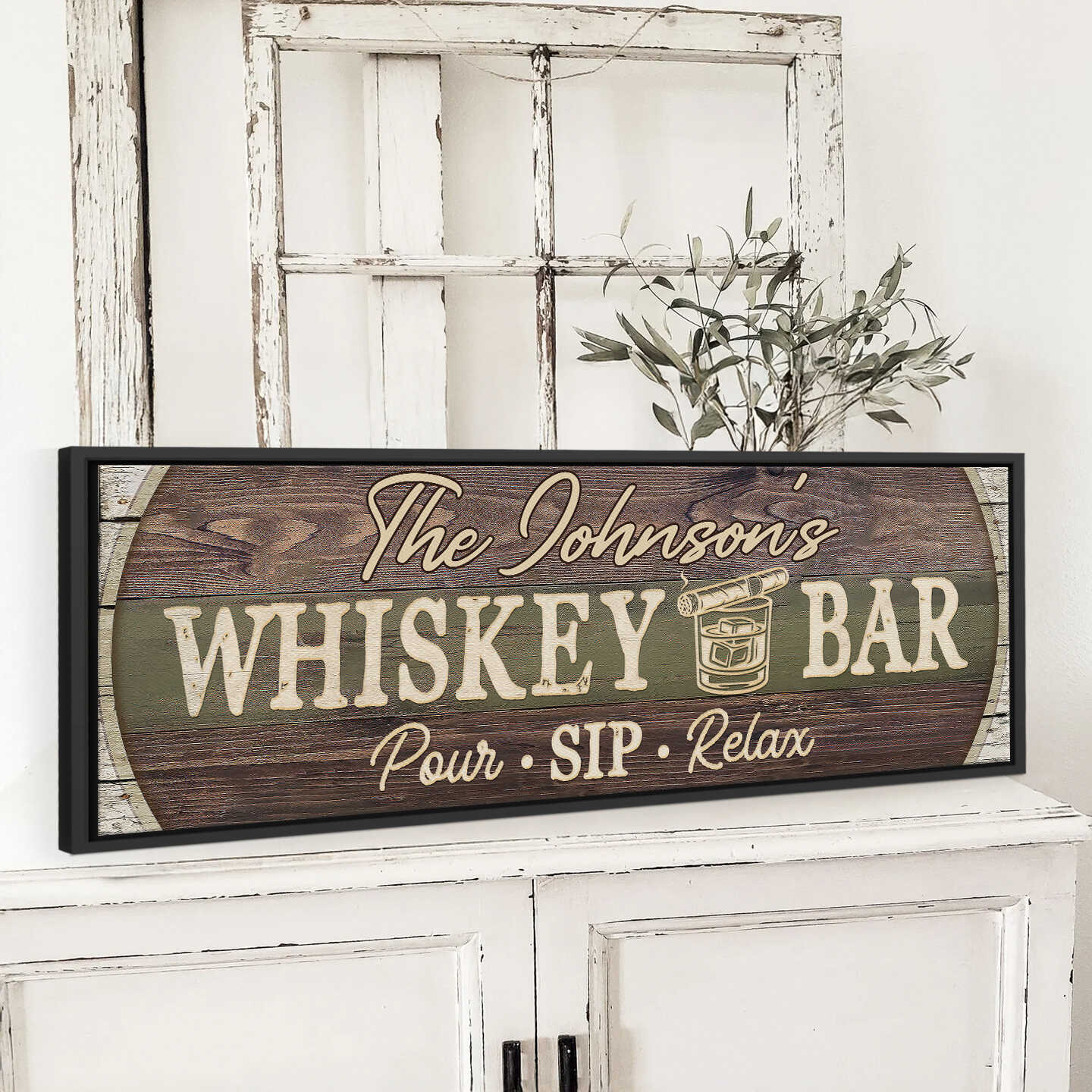 Personalized Whiskey Bar Sign Custom Canvas Print, Personalized Bar Decor, Custom Family Name Whiskey & Cigar Bar Canvas, Vintage Style Personalized Whiskey Bar Panoramic Canvas 1 Personalized Whiskey Bar Sign Custom Canvas Print, Personalized Bar Decor, Custom Family Name Whiskey & Cigar Bar Canvas, Vintage Style Personalized Whiskey Bar Panoramic Canvas