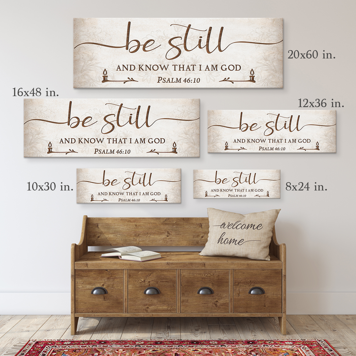 Be Still And Know That I Am God Canvas Sign, Psalm 46 10 Scripture Wall Art, Panoramic Christian Living Room Decor, Faith Inspired Housewarming Gift 1 Be Still And Know That I Am God Canvas Sign, Psalm 46 10 Scripture Wall Art, Panoramic Christian Living Room Decor, Faith Inspired Housewarming Gift