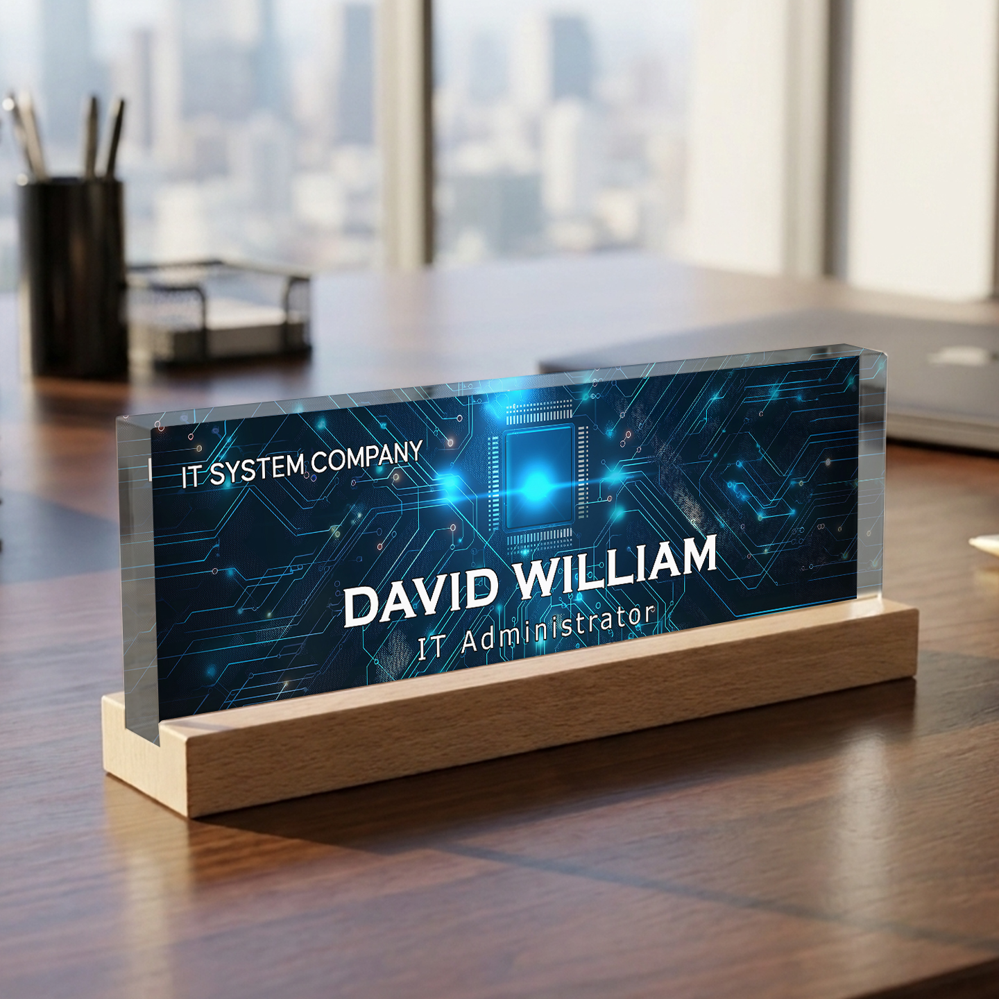 Personalized IT Professional Acrylic Desk Name Plate, Corporate Office Name Plate Acrylic, Personalized Cybersecurity IT Administrator Desk Plaque, Tech Desk Name Plate 1 Personalized IT Professional Acrylic Desk Name Plate, Corporate Office Name Plate Acrylic, Personalized Cybersecurity IT Administrator Desk Plaque, Tech Desk Name Plate