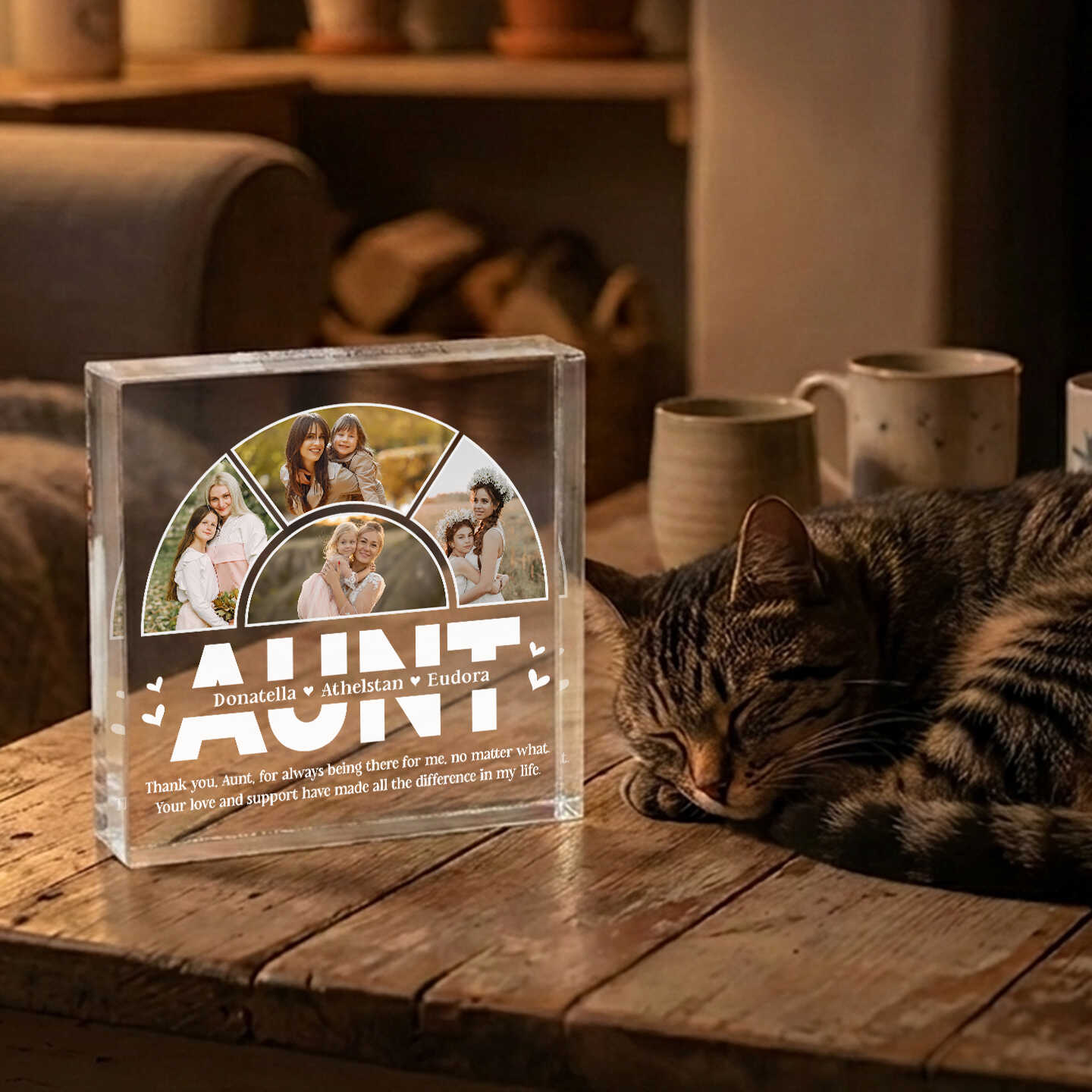 Custom Aunt Photo Gift, Personalized Auntie Gift from Nephew, New Aunt Gift, Customized Auntie Birthday Gift Ideas 1 Custom Aunt Photo Gift, Personalized Auntie Gift from Nephew, New Aunt Gift, Customized Auntie Birthday Gift Ideas