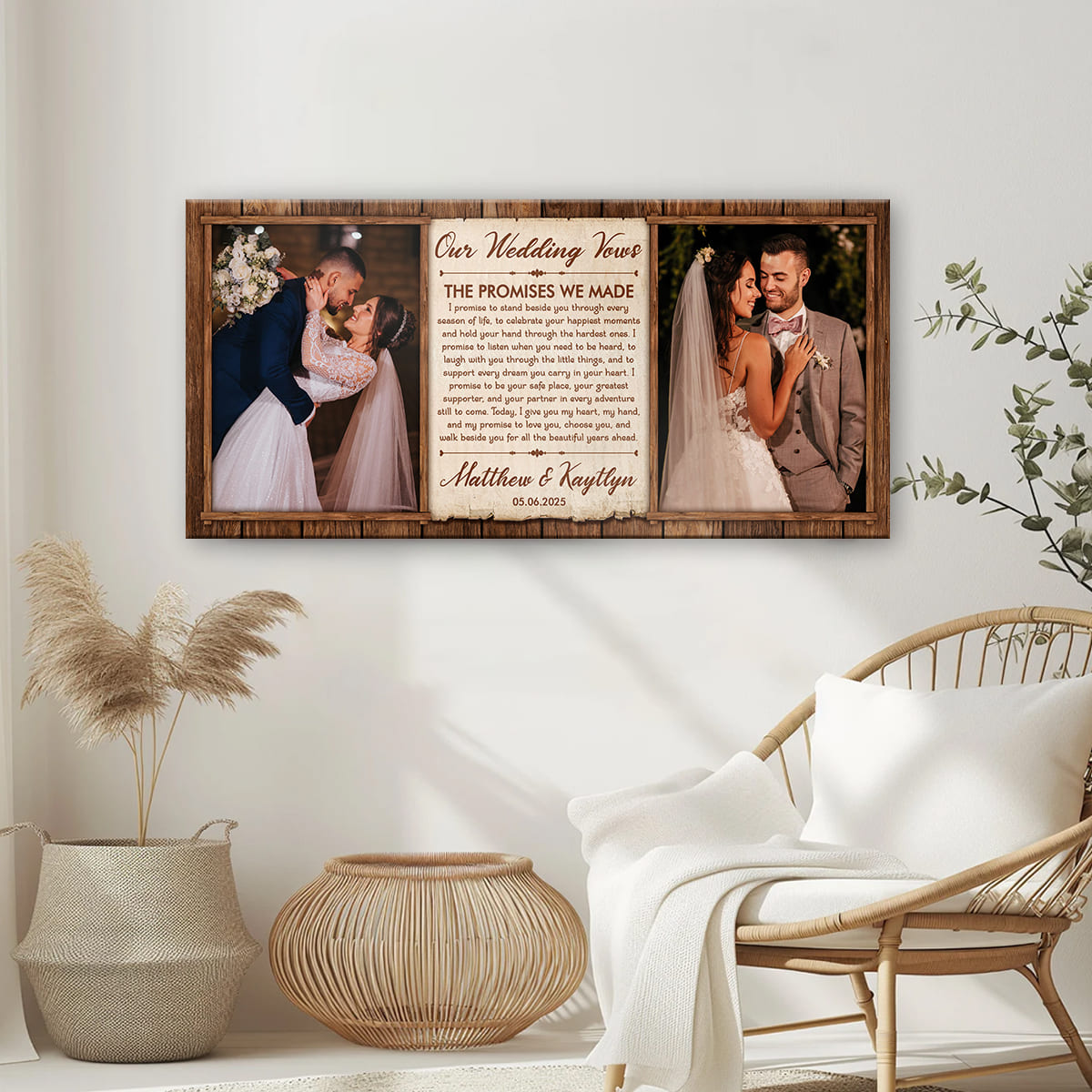 Personalized Wedding Vows Canvas, Our Wedding Vows Keepsake, Custom Wedding Vow Wall Art, Bride and Groom Photo Gift, Wedding Day Memory 1 Personalized Wedding Vows Canvas, Our Wedding Vows Keepsake, Custom Wedding Vow Wall Art, Bride and Groom Photo Gift, Wedding Day Memory