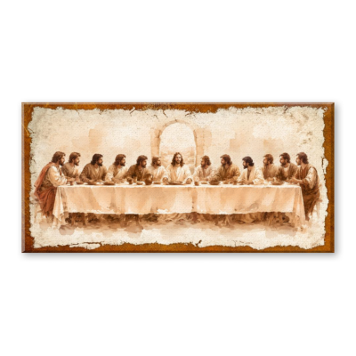 The Last Supper Wall Art, Jesus Last Supper Canvas Wall Art, Christian Wall Decor, Catholic Home Decor, Religious Gift, Bible Wall Art