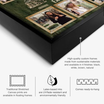 Personalized Traveler Gift, Custom Travel Photo Collage Canvas, Travel Lover Gift for Women, Vacation Gift, Travel Wall Art